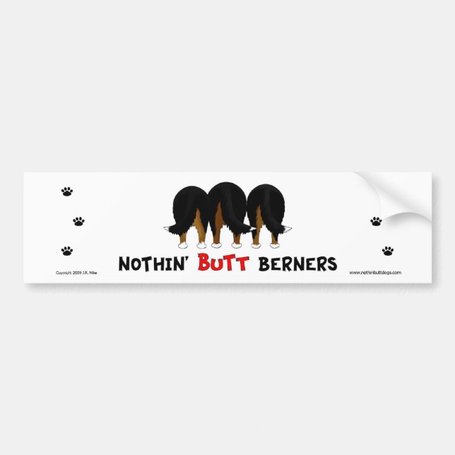 Autocollant De Voiture Rien n'aboutent Berners (Devant)