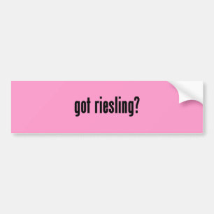 Autocollant De Voiture riesling obtenu ?