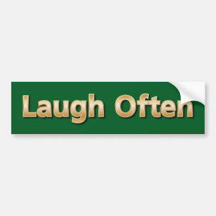 Autocollant De Voiture Rire souvent