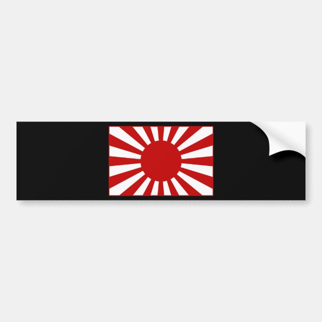 Autocollant De Voiture Rising Sun Flag 3 (Devant)