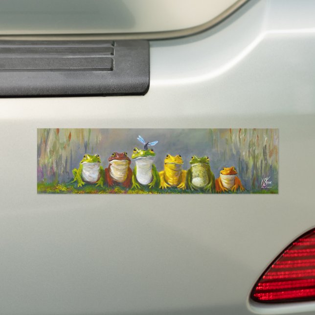 Autocollant De Voiture Rivière Ribbit (En voiture)