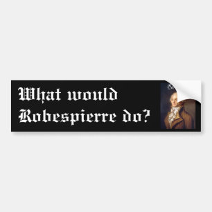 Autocollant De Voiture Robespierre 1 avec le blackadder