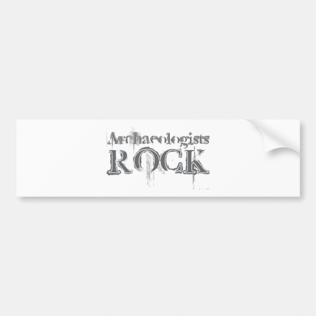 Autocollant De Voiture Roche d'archéologues (Devant)