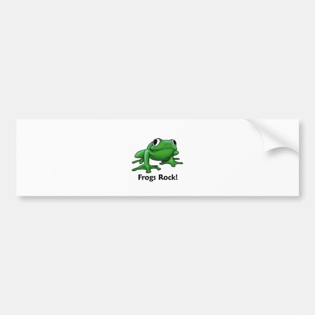 Autocollant De Voiture Roche de grenouilles ! (Devant)