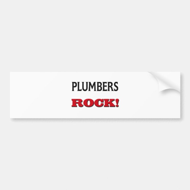 Autocollant De Voiture Roche de plombiers (Devant)