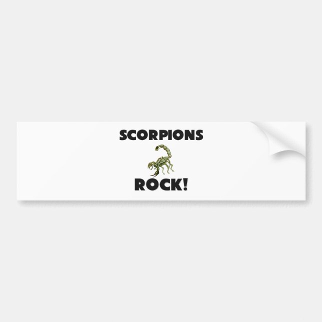 Autocollant De Voiture Roche de scorpions (Devant)