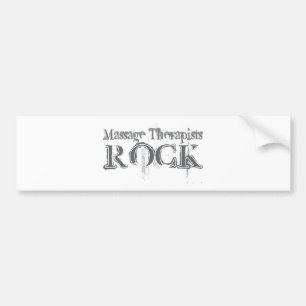 Autocollant De Voiture Roche de thérapeutes de massage