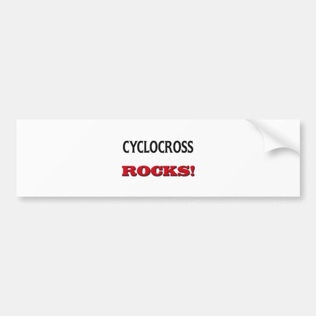 Autocollant De Voiture Roches de Cyclocross (Devant)