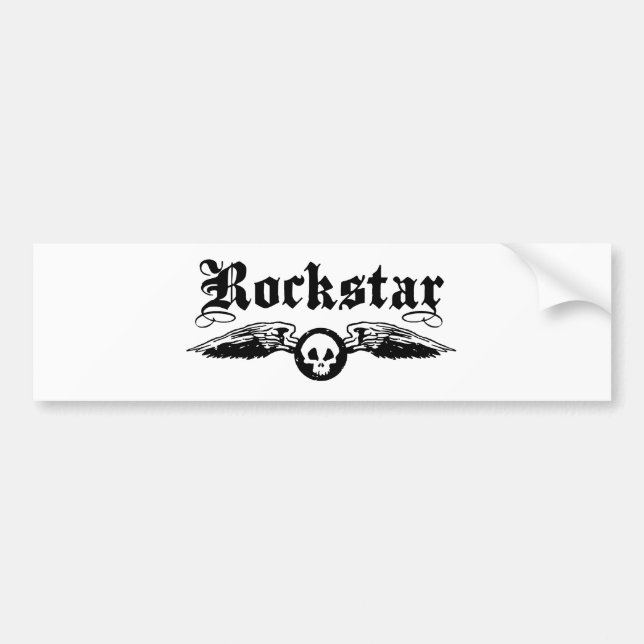 Autocollant De Voiture Rockstar (Devant)