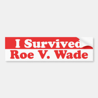 Autocollant De Voiture Roe V. Wade