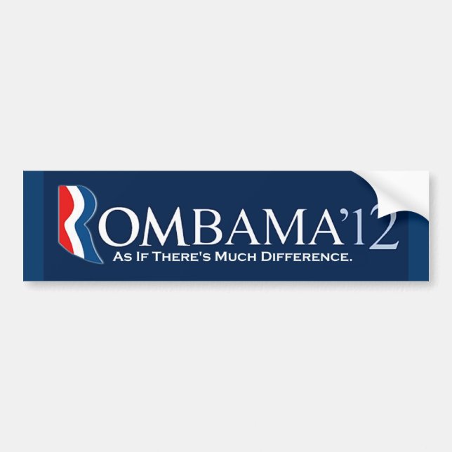 Autocollant De Voiture Rombama 2012 : Comme si il y a beaucoup de (Devant)