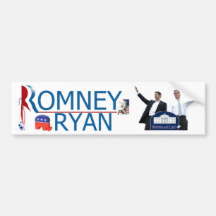 Autocollant De Voiture Romney/adhésif pour pare-chocs 2012 de Ryan