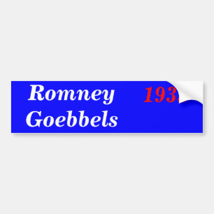 Autocollant De Voiture Romney Goebels 1933