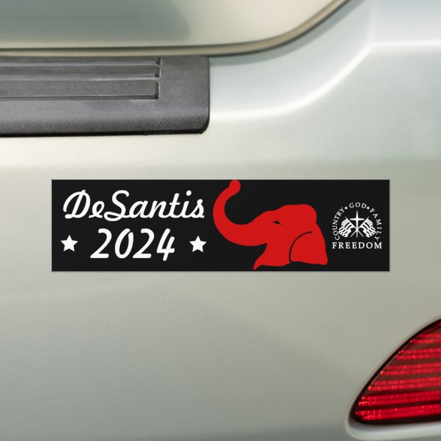 Autocollant De Voiture Ron DeSantis Pour Président 2024 (En voiture)