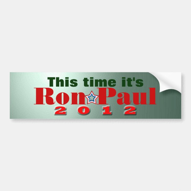 Autocollant De Voiture Ron Paul (Devant)
