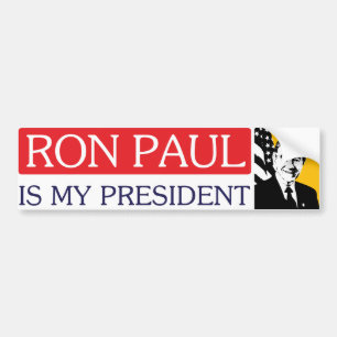Autocollant De Voiture Ron Paul est mon Président adhésif pour pare-cho
