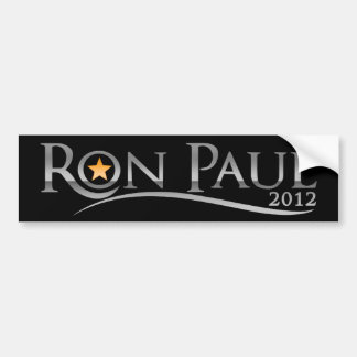 Autocollant De Voiture Ron Paul Goldstar 2012