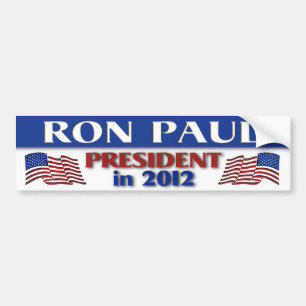 Autocollant De Voiture Ron Paul in 2012 Bumper Sticker