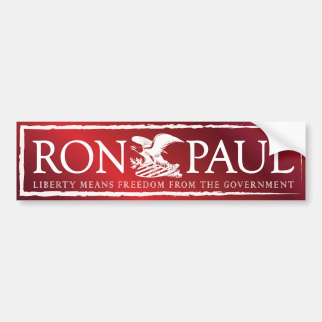 Autocollant De Voiture RonPaul2012 (Devant)