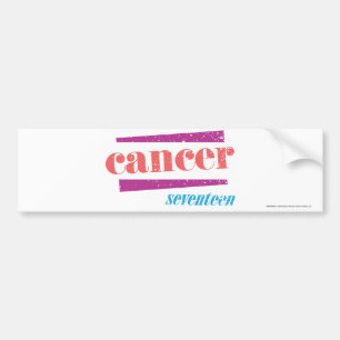 Autocollant De Voiture Rose de Cancer