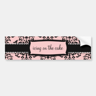 Autocollant De Voiture Rose doux de la cerise sur le gâteau 311