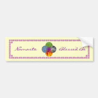 Autocollant De Voiture Roue d'être - jaune