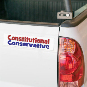Autocollant De Voiture Rouge conservateur