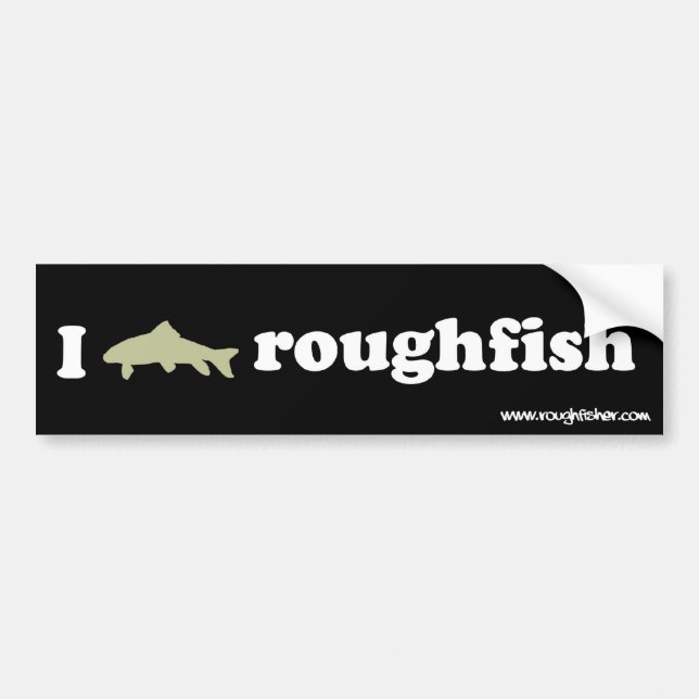 Autocollant De Voiture roughfish du logo i (Devant)