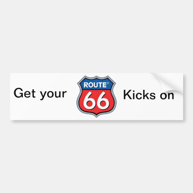 Autocollant De Voiture Route 66 (Devant)