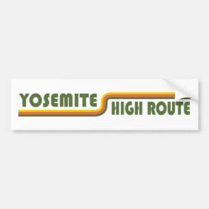 Autocollant De Voiture Route élevée de Yosemite