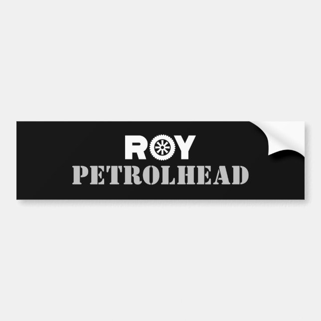 Autocollant De Voiture Roy Petrolhead (Devant)