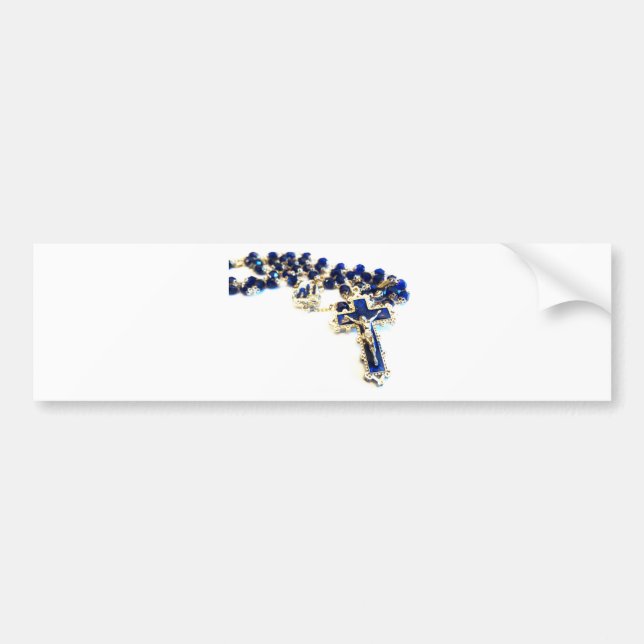 Autocollant De Voiture Royal Blue Rosary (Devant)