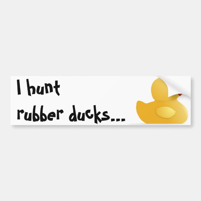Autocollant De Voiture Rubberduck jaune (Devant)