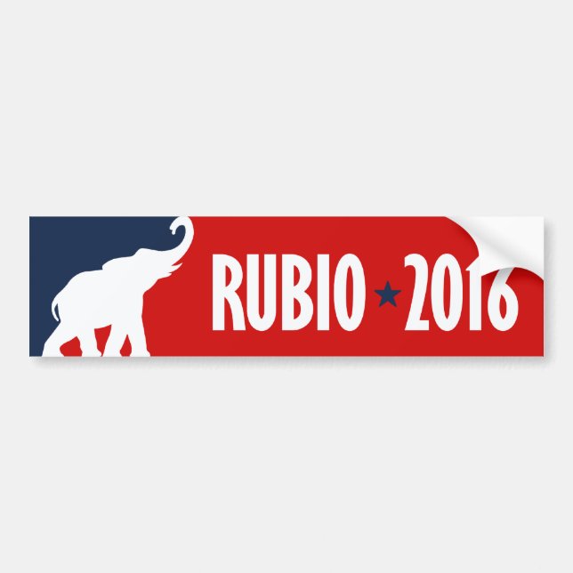 AUTOCOLLANT DE VOITURE RUBIO 2016 SPORTBUMPER - .PNG (Devant)