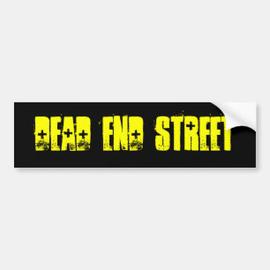Autocollant De Voiture Rue de cul-de-sac