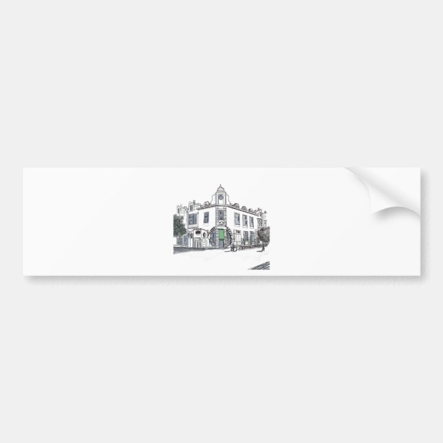 Autocollant De Voiture rue de la vieille ville (Devant)