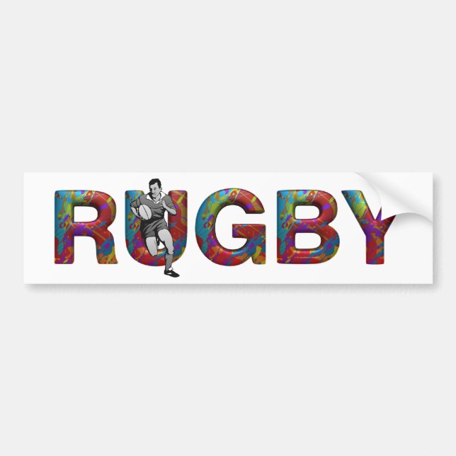 Autocollant De Voiture Rugby SUPÉRIEUR (Devant)
