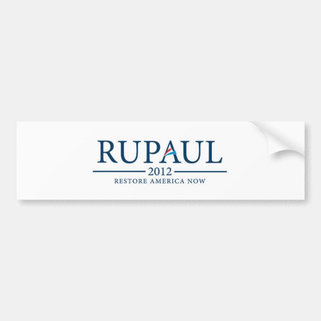 Autocollant De Voiture RuPaul 2012 (Devant)