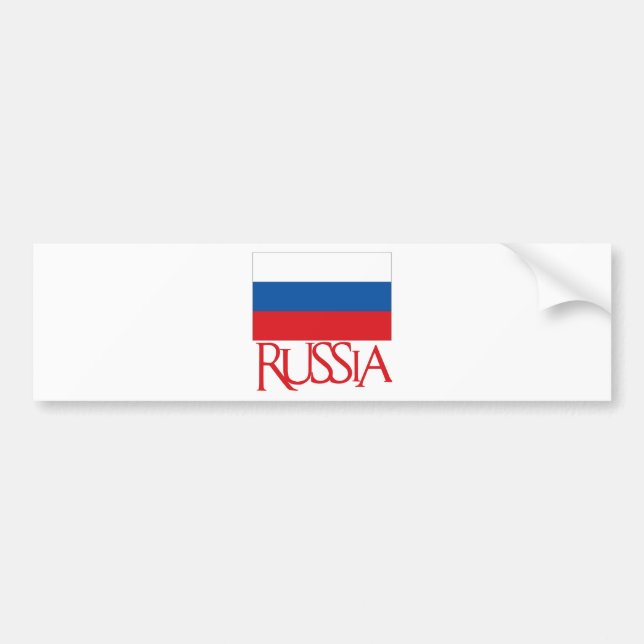 Autocollant De Voiture Russie (Devant)