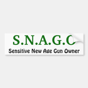 Autocollant De Voiture S.N.A.G.O, nouveau propriétaire d'arme à feu