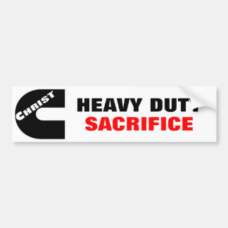 AUTOCOLLANT DE VOITURE SACRIFICE RÉSISTANT
