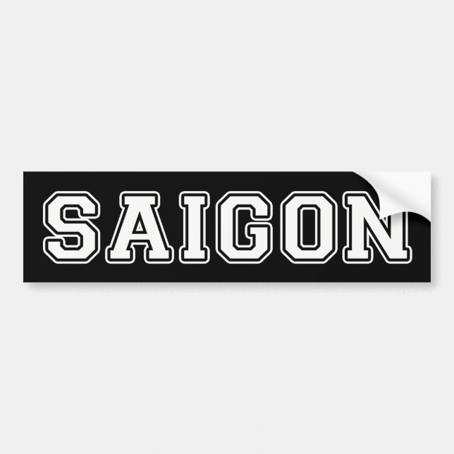 Autocollant De Voiture Saigon (Devant)