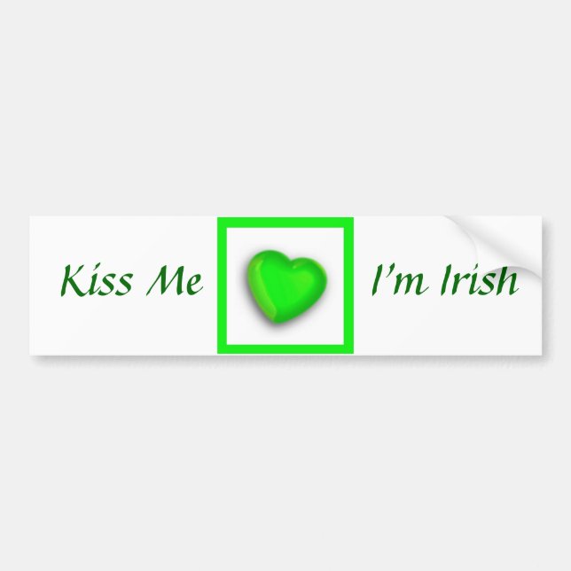 Autocollant De Voiture Saint Patrick's Day (Devant)