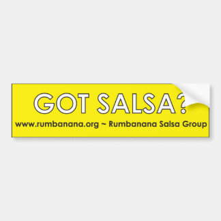 Autocollant De Voiture Salsa obtenu ?