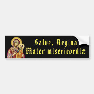 Autocollant De Voiture Salve Regina mater misericordiae