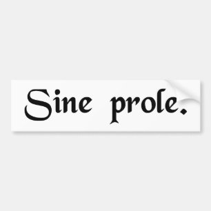 Autocollant De Voiture Sans progéniture