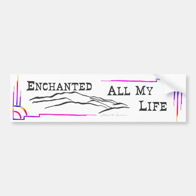 Autocollant De Voiture SANTA FE MTNS BUMPER STICKER studio miiri (Devant)