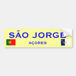 Autocollant De Voiture Sao Jorge Bumper Sticker