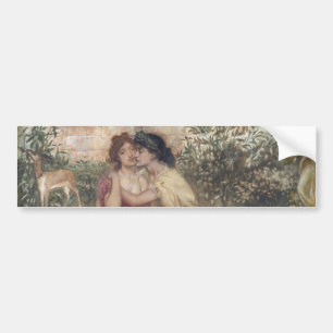 Autocollant De Voiture Sappho et Erinna dans un jardin grec (Lesbian Love