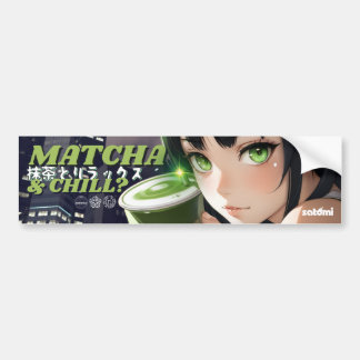 Autocollant De Voiture satomi moto Matcha & Chill
